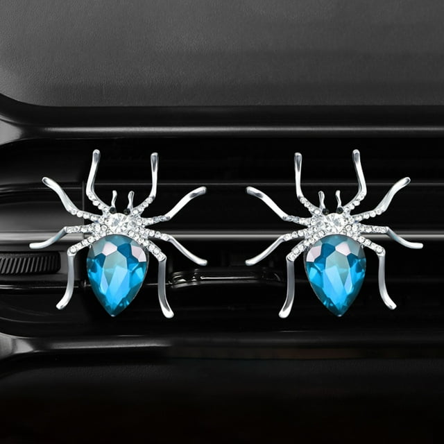 Ambientador de Rejilla de Ventilación Diamond Spider, Accesorio para Coche, Difusor de Aceite, Acondicionador, Clip para Perfume, Adorno Decorativo, 10 Ml
