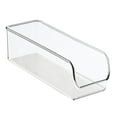 thumbnail image 4 of iDesign Linus Binz BPA-Free Plastic Open-Front Kitchen Organizer with Handles, 12.35" x 5.95" x 3.85", Clear, 4 of 13
