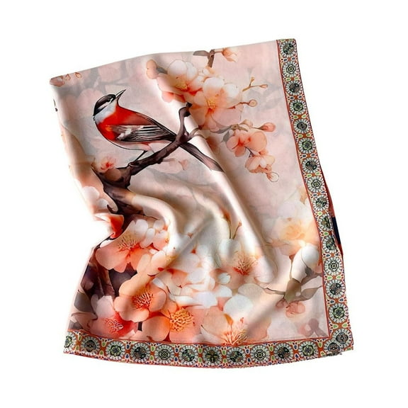 SWSMCLT Women's Convertible Pashmina Shawl Holiday Chiffon Fashion Pashmina Shawl Cool Muffler Fall Elegant Style1 One Size