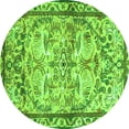 thumbnail image 1 of Ahgly Company Indoor Round Persian Green Traditional Area Rugs, 8' Round, 1 of 1