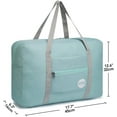 thumbnail image 2 of Bolsa de viaje plegable para equipaje, deporte, gimnasio, nailon resistente al agua, A - Azul oscuro, 25 l, 2 of 7