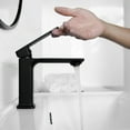 thumbnail image 1 of STYLISH Vita Single Handle 6" Matte Black Bathroom Faucet, 1 of 11