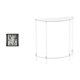 thumbnail image 1 of Despertador digital con , mesita de noche acrílica transparente, diseño moderno y multifuncional, ideal para la oficina y el hogar. Com, 1 of 8
