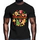 thumbnail image 2 of Mens T Shirts Cartoon Christmas Tree Biscuit Short Sleeve Casual Men's Tee Tops Graphic T-Shirts for Teen Boys/Men, 2 of 8