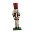 thumbnail image 3 of GUOOL Christmas Decorative Nutcracker Figurine Christmas Decor Holiday Christmas Ornament for Home Shelf Thanksgiving Table Parties Green, 3 of 9