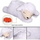 thumbnail image 2 of Juguete de peluche para perros, juguete para cachorros con latido del corazón, ayuda para el comportamiento, juguete cálido para mascotas, forma de oveja, 2 of 5