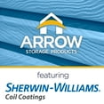 thumbnail image 6 of Arrow Select 10 x 14 x 8 ft Blue Grey Steel Storage Shed, 6 of 18