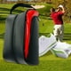 thumbnail image 4 of Bolsa portátil para zapatos de golf, de cuero premium, con cremallera, para exteriores rojo, 4 of 9