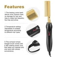 thumbnail image 4 of Hair Straightener with Comb, Alloy Electric Hot Straightening Heat Pressing Comb, 4 of 4