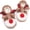 Christmas, variant on Womens House Panda Slippers ,Memory Foam Cute Animal Scuff Non-Slip Soles Indoor Outdoor Comfortable Bedroom Winter Shoes Size 8