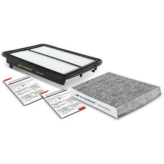 Air Filter and Cabin Air Filter Kit 2 - Compatible with 2009 - 2014 Acura TL 2010 2011 2012 2013