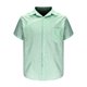 thumbnail image 5 of Blusa y camisa de manga corta con cuello vuelto para hombre, blusa informal de moda con botones y retazos, blusa de manga corta con cuello alto, blusa de poliéster para hombre, 5 of 6