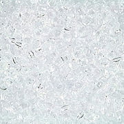 The Beadery - 11mm Tri-Bead, Crystal Clear - 900 Pieces - 825V006