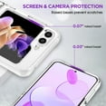 thumbnail image 5 of for Samsung Z Flip 5 Case Glitter, Shockproof Clear TPU Liquid Glitter Case, Bling Purple Glitters Case for Samsung Z Flip 5 for Women, 5 of 7