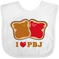 thumbnail image 3 of Inktastic I Love Pbj 2 Boys or Girls Baby Bib, 3 of 4