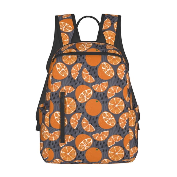 Disketp Various Oranges Mochila Ligera e Impermeable, Mochila de Día Resistente para Viajes, Senderismo y Uso Diario para Hombre y Mujer