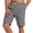 Gray-13, variant on LONKITO Mens Casual Shorts with Pockets Classic Slim Fit Summer Shorts Elastic Waist Drawstring