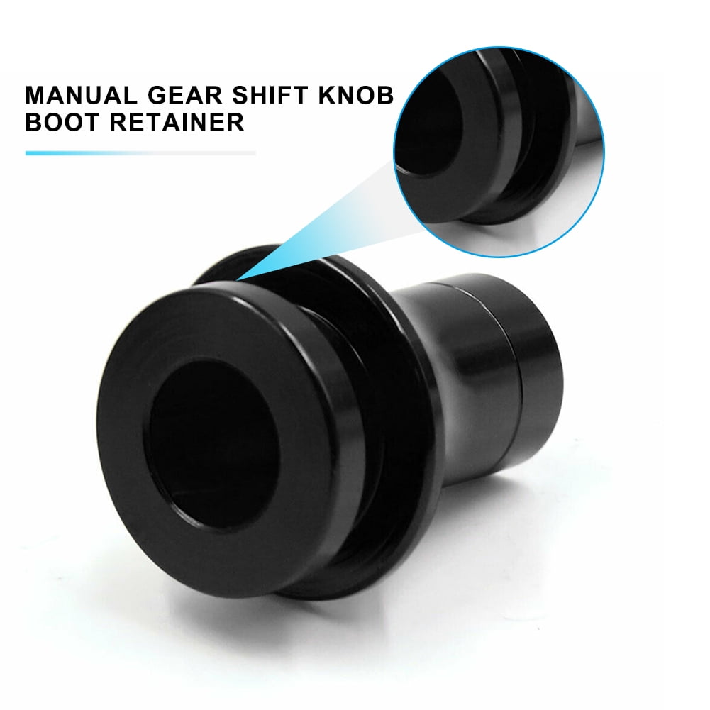 Red DEWHEL Shift KNOB Boot Retainer/Adapter for Manual Gear Shifter Lever 12X1.25 