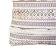 thumbnail image 3 of 18 x 18 Handcrafted Square Jacquard Cotton Accent Throw Pillow, Set of 2, Brown, White - Saltoro Sherpi, 3 of 8