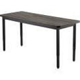 thumbnail image 4 of Height Adjustable Table, 60"W x 24"D x 22-1/4 to 37-1/4"H, Rustic Gray, 4 of 4