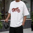 thumbnail image 3 of Men's 100% Cotton Short Sleeve Crewneck Graphic T-Shirt, Soft Breathable Moisture Wicking Casual Basic S-3XL, 3 of 7