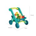 thumbnail image 3 of Fiudx Liquidación De Ahorros De Verano Juego De Cocina Para Niños Pequeños Con Verduras Interactivas, Disfrute Del Juego De Casitas, Carrito De Compras Para Niños, Carrito De Juguete, Juegos De Simul, 3 of 7