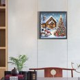 thumbnail image 3 of 5D DIY Taladro Parcial AB Diamante Pintura Navidad Nieve 35x35cm, 3 of 9