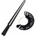 thumbnail image 4 of LinenLoon Black Plastic Ring Sizer Gauge Set Ring Mandrel Measuring Stick Jewelry Making Tools 0-13 US Size UK with 2PCS Measurement Tool Belt Finger Sizing Loop Ring Tools, 4 of 5