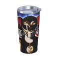 thumbnail image 2 of Vasos de 20 oz de Power Rangers Vaso de acero inoxidable a granel con tapa Taza de café con aislamiento al vacío de doble pared Taza de 20 oz con revestimiento de polvo para bebidas frías y calientes, 2 of 7