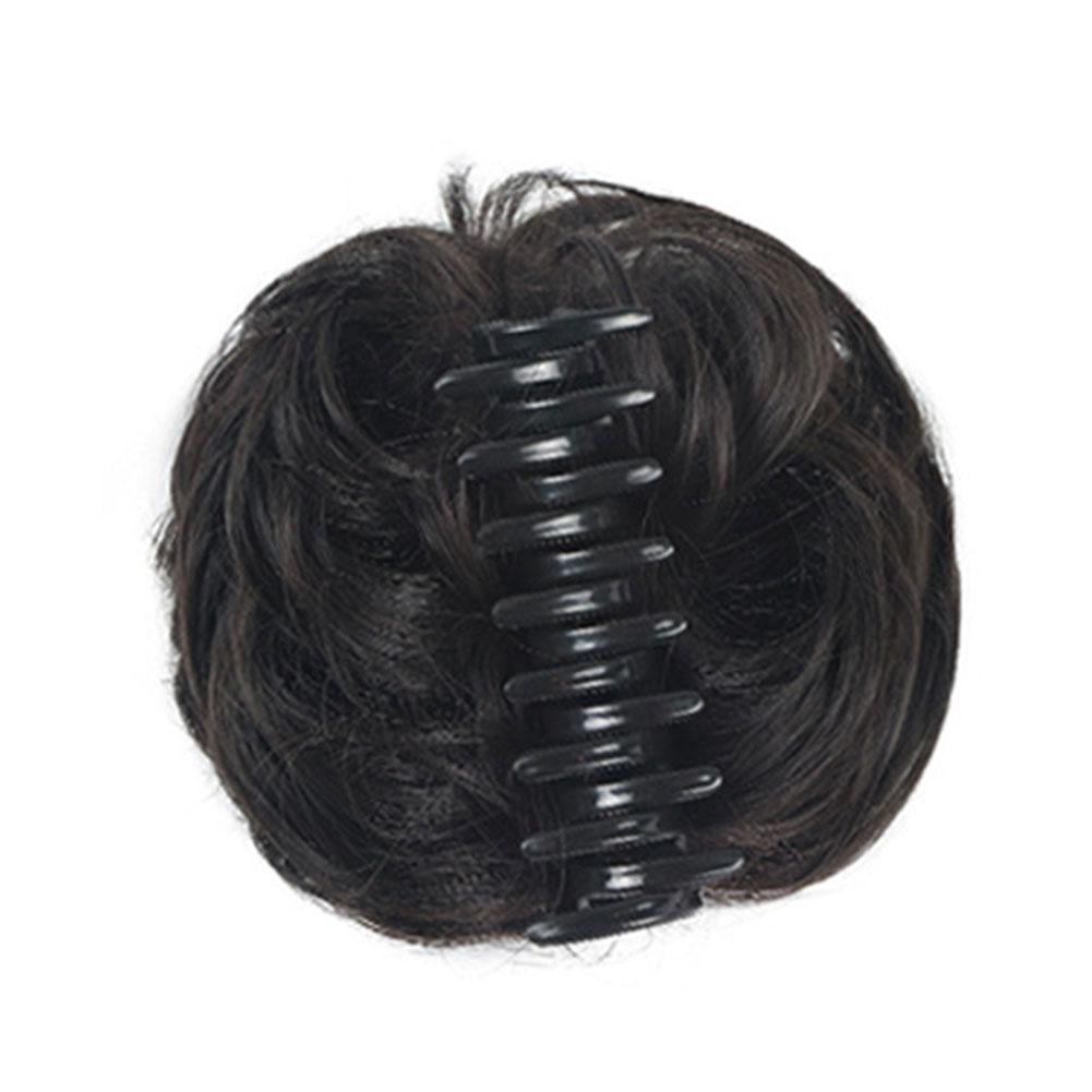 Half Bun Clip-on Wig Hairpin Ball Head Grasping Clip Bud hair Sale Head Hot B6M8