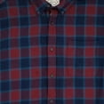 thumbnail image 2 of St. Johns Bay Mens Burg Navy Plaid Long Sleeve Button-Down Flannel Shirt 2XL, 2 of 2