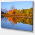 thumbnail image 2 of Grand Tetons Panorama - Grande Impression sur Toile Paysage, 2 of 4