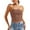Coffee, variant on iTNHFP Plus Size Tank Tops for Women Womens Trendy Solid Color Crop Top Strapless Bandeau Tube Top Sleeveless Backless Tank Vest