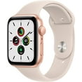thumbnail image 1 of Apple Watch SE (GPS, 44mm) - Gold Aluminium Case with Starlight Sport Band - Regular, 1 of 4