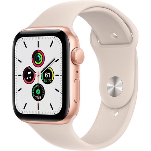 Apple Watch SE (GPS, 44mm) - Gold Aluminium Case with Starlight Sport Band - Regular