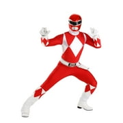 FUN Costumes Power Rangers Red Ranger Fancy-Dress Costume for Adults with Helmet, Adult, One Size