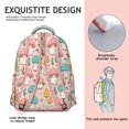thumbnail image 5 of Fun Mushroom Themed Backpack for Teens Women, Cute School College Bookbag, Large Capacity Laptop Daypack for Campus Travel, Lightweight Durable, Great Gift, 5 of 6