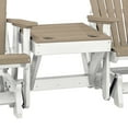 thumbnail image 5 of OS Home and Office Model Double Glider with Center Table in Weatherwood with a White Base, 5 of 5