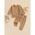 thumbnail image 2 of Sunloudy Baby Boys Girls 2PCS Spring Fall Suitset, Long Sleeve Dog Printed Crew Neck Pullovers + Long Pants, 2 of 9