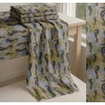 thumbnail image 6 of Soimoi Cotton Voile Fabric Texture & Sea Horse Ocean Print Fabric by The Yard 42 Inch Wide, 6 of 7