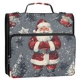 thumbnail image 5 of FORMRS Zipper Binder with Shoulder Strap 2-inch Ring 500 Sheet Capacity File Bag, Christmas Santa, 5 of 5