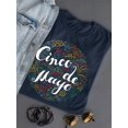 thumbnail image 3 of Cinco De Mayo Cluttered Art Shaped T-Shirt Women -Image by Shutterstock, Female Small, 3 of 4