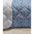 thumbnail image 3 of Ice Skates Down Alternative Comforter, Colorful Repetitive Pattern of Winter Clothes with Snowflake Motifs, Microfiber Quilt for All Season, 5 Sizes, Multicolor, by Ambesonne, 3 of 3