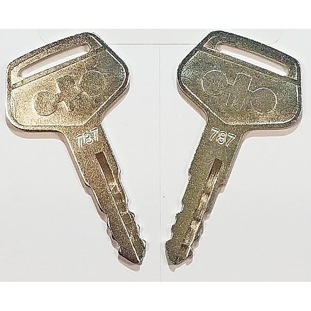 Par De Llaves De Encendido De Equipos Komatsu Para Komatsu Kalmar Dressta Sakai - Número De Pieza 787 (2 Llaves) 2019