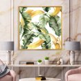 thumbnail image 2 of Designart 'Leaves With Ripe Bananas' Nautical & Coastal Framed Canvas Wall Art Print, 2 of 5