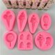 thumbnail image 2 of 7 moldes de silicona para decoración de fondant, forma de bola de helado 3D, molde de silicona para hornear, molde de vela para decoración de pasteles, postres, jabón de vela DIY, 2 of 5