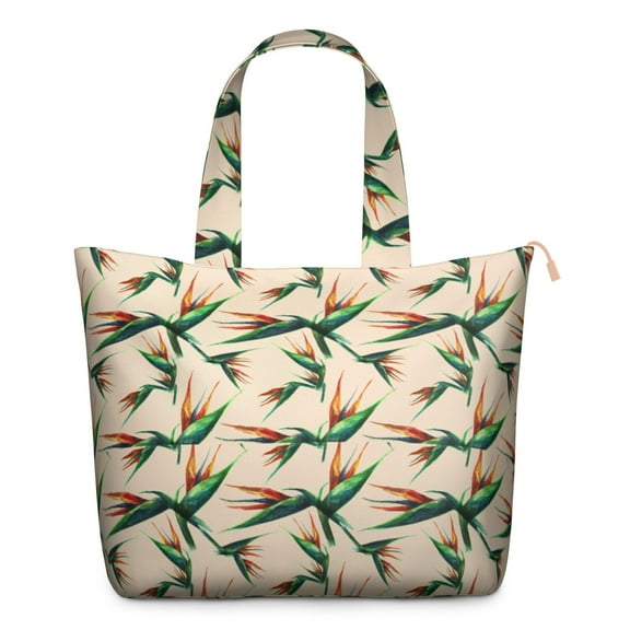 Flower Women's Large Weekend Travel Bag Moving Canvas Handbag Thick Double Layer Beach Weekend Travel Unisex Hospital Maternity Delivery with Toiletry Waterproof