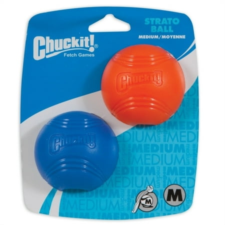 UPC: 0029695313936 | Chuckit! Strato Ball Dog Toy Blue Orange 2 Pack Small – PDS-029695313936