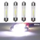 thumbnail image 2 of 4 bombillas LED de 31 MM, 36 MM, 39 MM, 41 MM, C5W, C10W, COB, de cristal, para puerta de maletero, luz de matrícula de coche, 6000 K, 12 V, 2 of 5