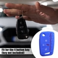 thumbnail image 3 of Unique Bargains 2 Pcs Étui de Protection en Silicone Bleu Mer 4 Boutons pour Télécommande VW Tiguan, 3 of 7